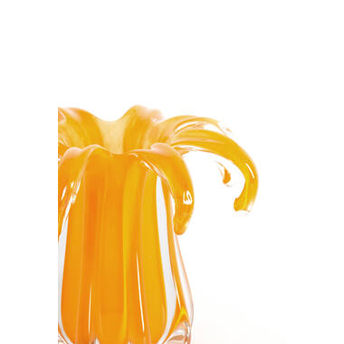 Vase Ø22x17 cm AVENIA glass orange