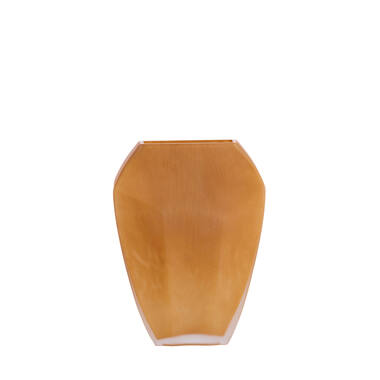Vase 25x12,5x33,5 cm VIONNA glass caramel