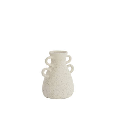Vase deco Ø26x30 cm ZEPHAN matt cream