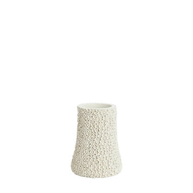 Vase deco Ø20x26 cm OLVERA cream