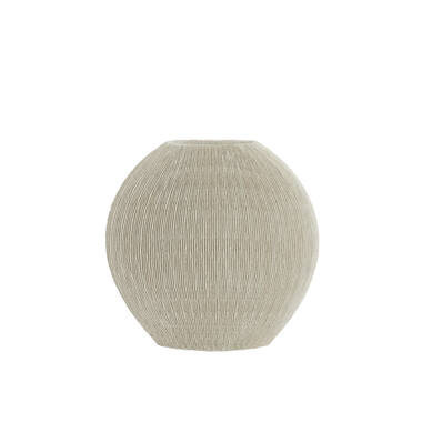 Vase deco 50x15x50 cm BUBIO cream