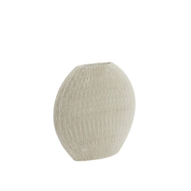 Vase deco 50x15x50 cm BUBIO cream