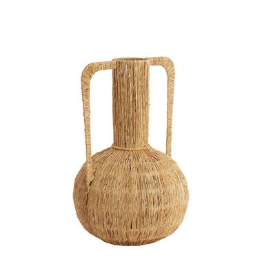 Vase deco Ø30x46 cm BLENZA jute natural