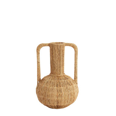 Vase deco Ø24x37 cm BLENZA jute natural
