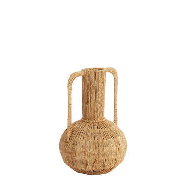 Vase deco Ø24x37 cm BLENZA jute natural