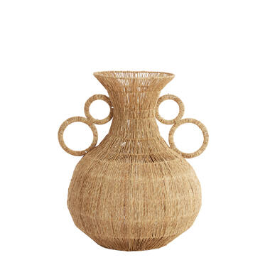 Vase deco Ø43x54 cm BRISA jute natural