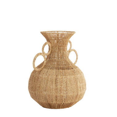 Vase deco Ø43x54 cm BRISA jute natural