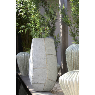 Pot deco 50x47x88 cm AGELO blue grey
