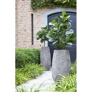 Pot deco 50x47x88 cm AGELO taupe