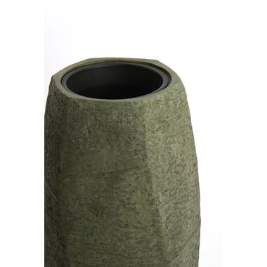 Pot deco 50x47x105 cm AGELO olive green