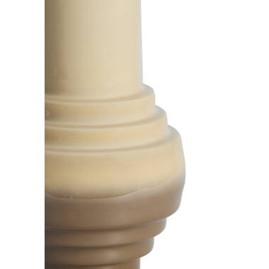 Vase deco Ø24x36 cm CARIMA taupe+dark brown