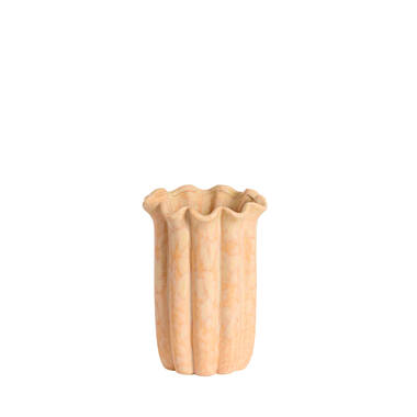 Vase deco Ø16x23 cm SEDONI ceramics light peach