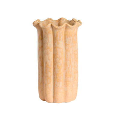 Vase deco Ø23,5x38 cm SEDONI ceramics light peach