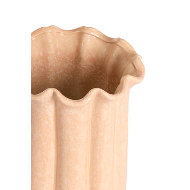 Vase deco Ø23,5x38 cm SEDONI ceramics light pink