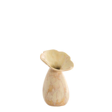 Vase deco Ø10,5x19,5 cm CULLA ceramics light peach