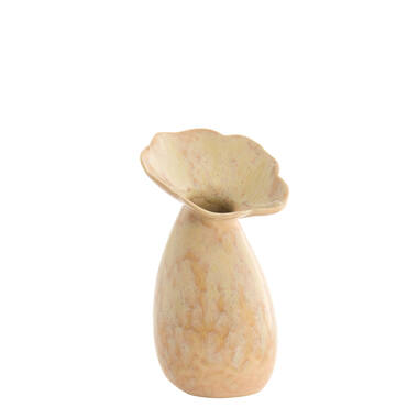 Vase deco Ø14x24 cm CULLA ceramics light peach
