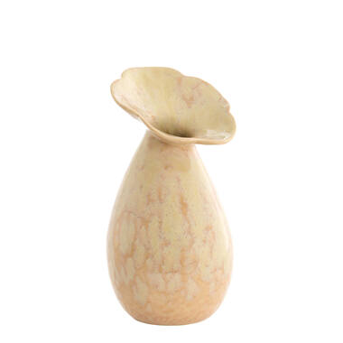 Vase deco Ø15,5x29 cm CULLA ceramics light peach