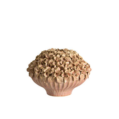 Vase deco Ø31,5x23 cm LIRIEN ceramics light pink