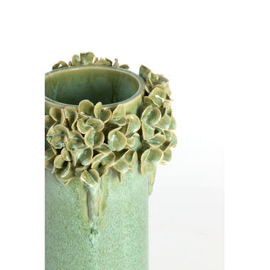 Vase deco Ø13x18 cm LUSERNA ceramics mint green