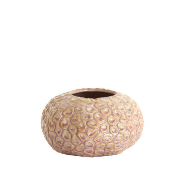 Tealight Ø16,5x9,5 cm CAREZZA ceramics light pink