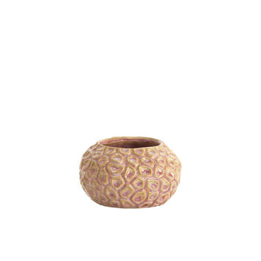 Tealight Ø12x7,5 cm CAREZZA ceramics light pink
