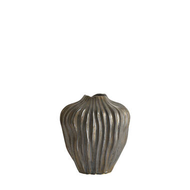 Vase deco 21x13x25 cm VECHHIA ceramics antique bronze