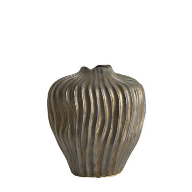 Vase deco 30x19x35 cm VECHHIA ceramics antique bronze