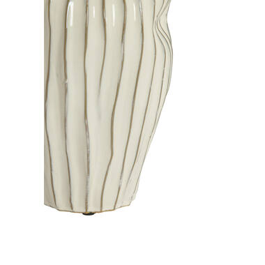 Vase deco Ø19x30 cm VECHHIA ceramics cream
