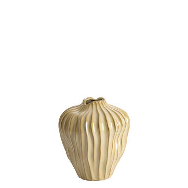 Vase deco Ø19x30 cm VECHHIA ceramics light brown