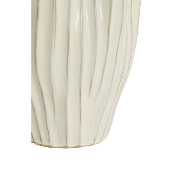 Vase deco Ø26x40 cm VECHHIA ceramics cream