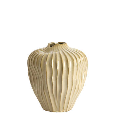 Vase deco Ø26x40 cm VECHHIA ceramics light brown
