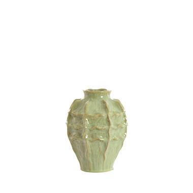 Vase deco Ø19x25 cm LOSETO ceramics green