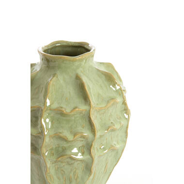 Vase deco Ø19x25 cm LOSETO ceramics green
