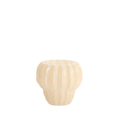 Vase Ø17,5x16 cm RODENGO glass peach