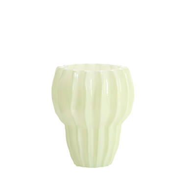 Vase Ø20x24 cm RODENGO glass mint green
