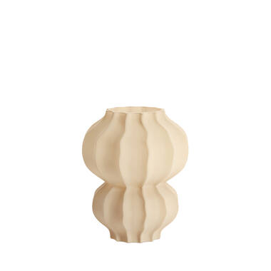 Vase Ø16x18,5 cm MARANZA glass matt sand