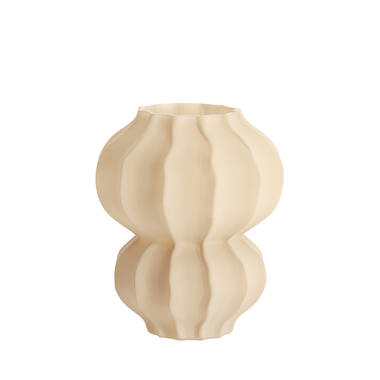 Vase Ø20x23 cm MARANZA glass matt sand