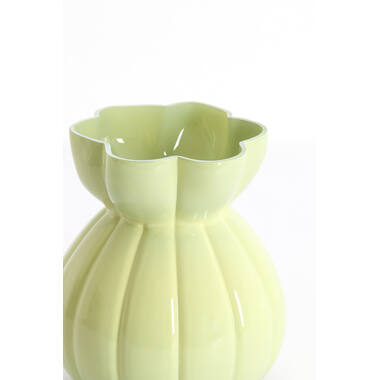 Vase Ø17,5x19 cm BRUNICO glass mint green