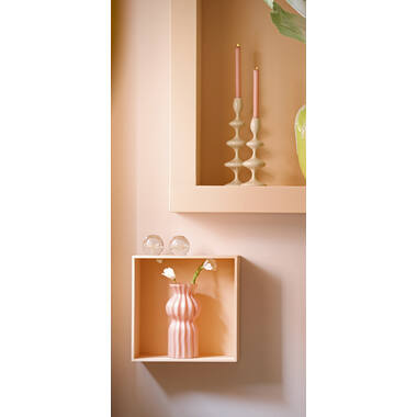 Vase Ø14x28 cm TERENTO glass pink