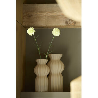 Vase Ø16x33,5 cm TERENTO glass matt sand