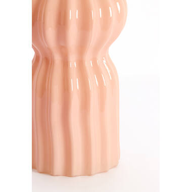 Vase Ø16x33,5 cm TERENTO glass pink