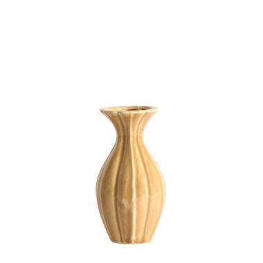 Vase deco Ø8,5x15,5 cm SHIREL ceramics orange