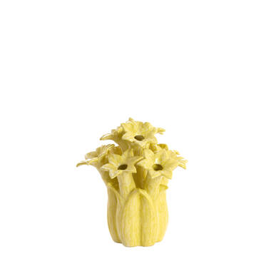Vase deco Ø21,5x23,5 cm SAMPAGA ceramics yellow