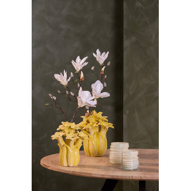 Vase deco Ø21,5x23,5 cm SAMPAGA ceramics yellow
