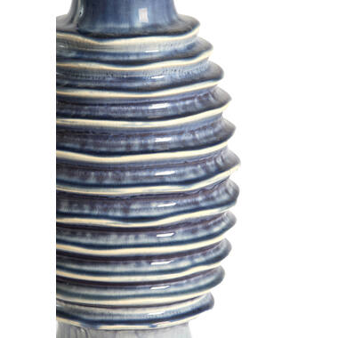 Vase deco Ø17,5x30 cm PREDOSA ceramics blue