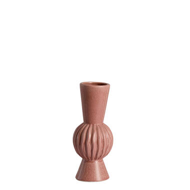 Vase deco Ø13,5x33 cm SUZZARA ceramics old pink