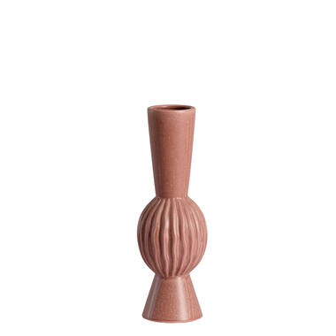 Vase deco Ø13,5x40,5 cm SUZZARA ceramics old pink