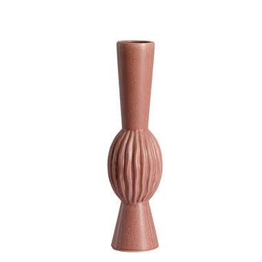 Vase deco Ø13,5x51 cm SUZZARA ceramics old pink