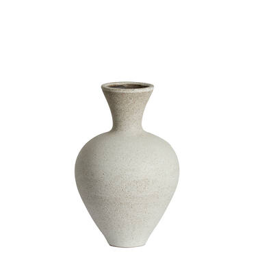 Vase deco Ø25x38,5 cm SULMONA ceramics matt cream