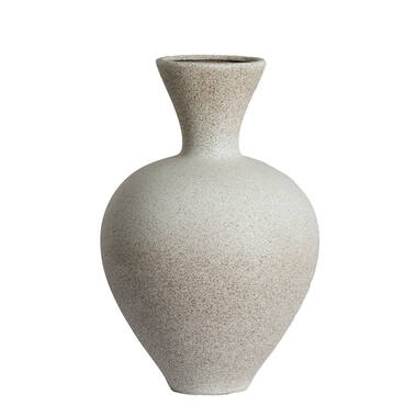 Vase deco Ø31,5x48,5 cm SULMONA ceramics matt cream